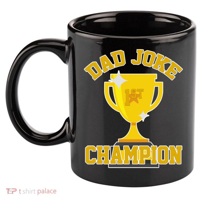 Dad Joke Champion 11oz C Handle Ceramic Mug