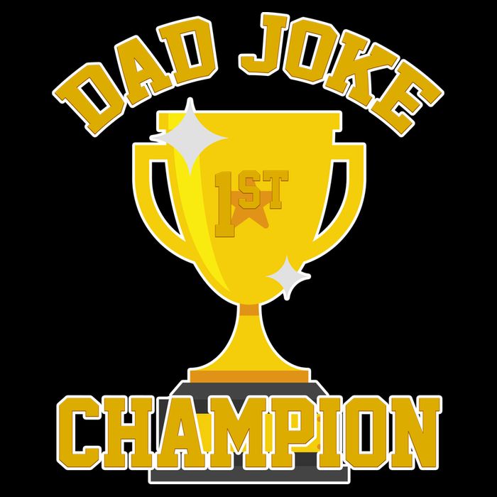 Dad Joke Champion Cropped Pullover Crew