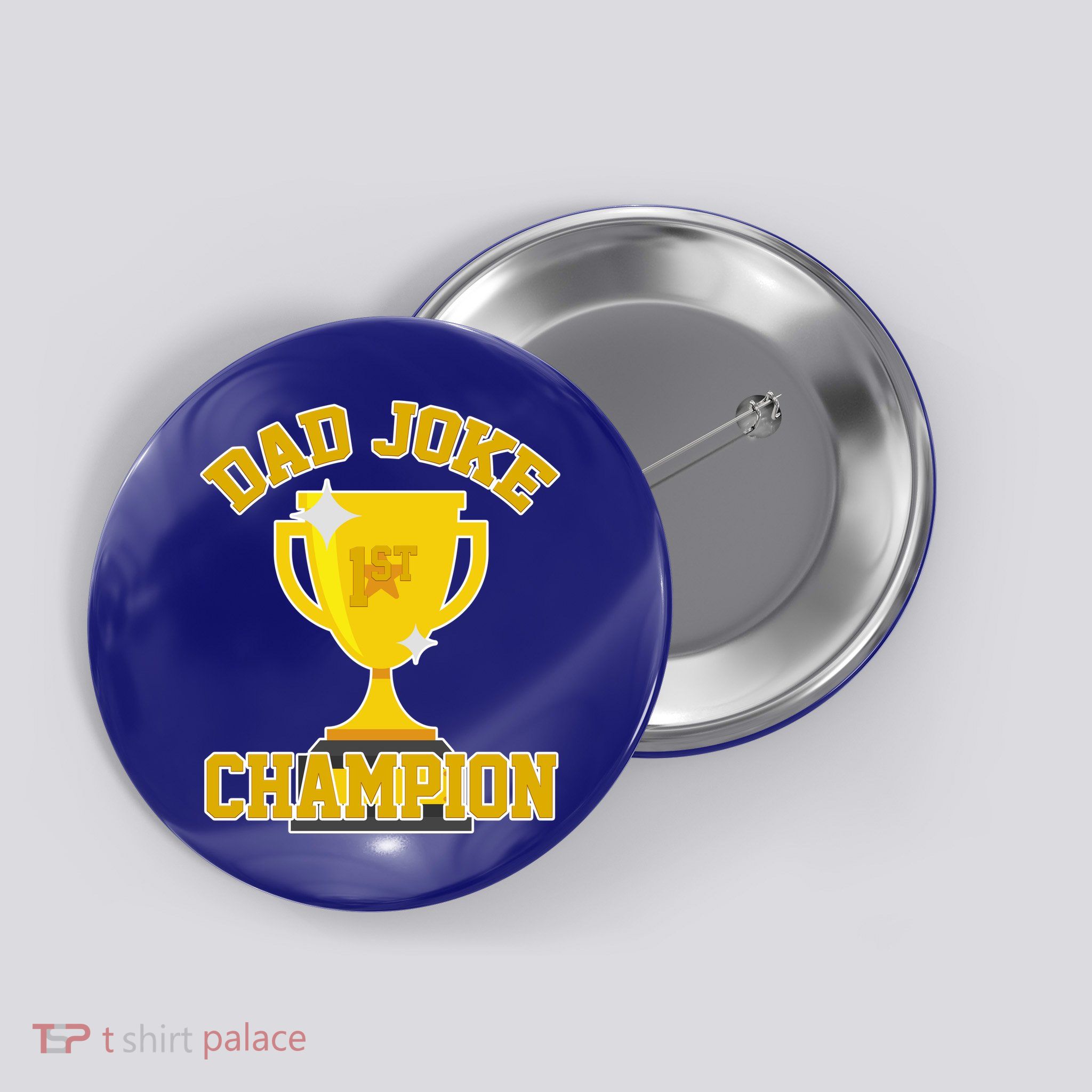 Dad Joke Champion Button