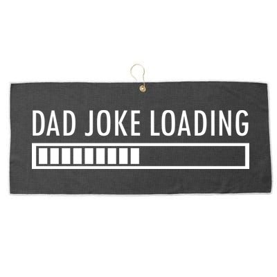 Dad Joke Loading Large Microfiber Waffle Golf Towel