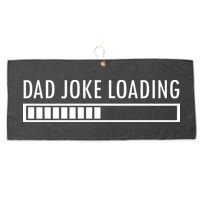 Dad Joke Loading Large Microfiber Waffle Golf Towel