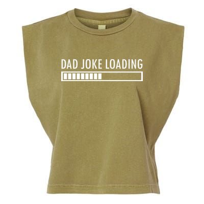 Dad Joke Loading Garment-Dyed Women's Muscle Tee