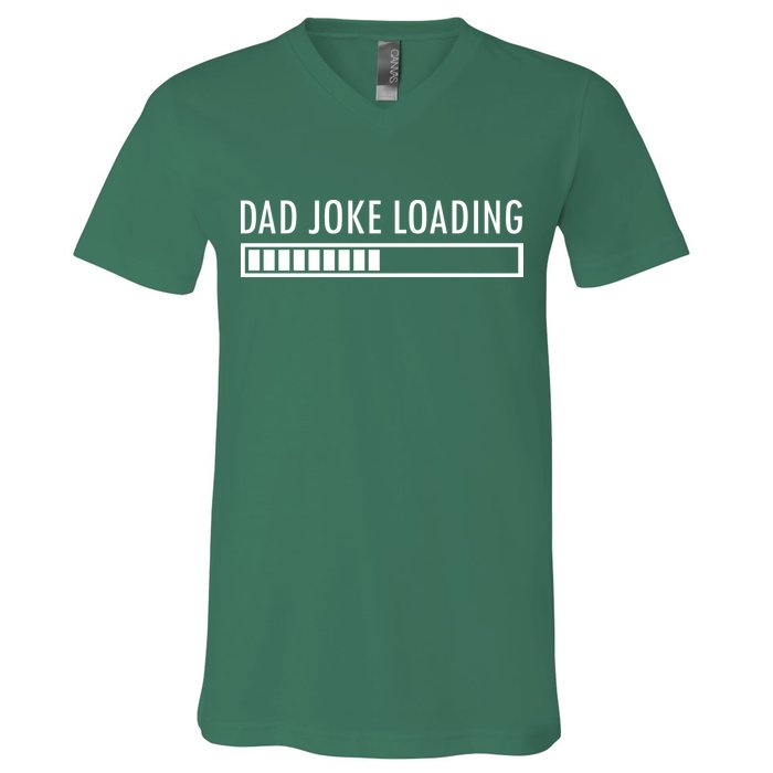 Dad Joke Loading V-Neck T-Shirt