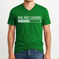 Dad Joke Loading V-Neck T-Shirt