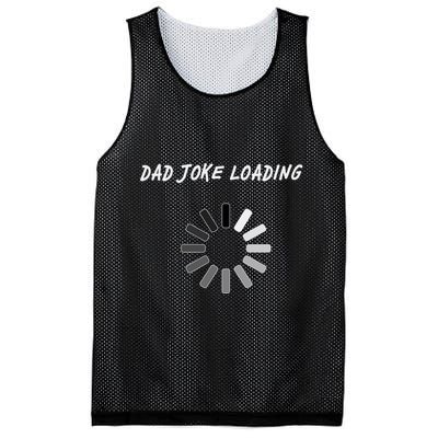 Dad Joke Loading Funny Father's Day Mesh Reversible Basketball Jersey Tank