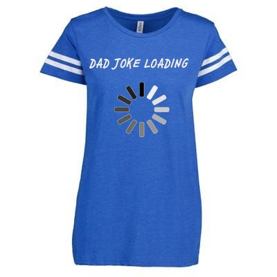 Dad Joke Loading Funny Father's Day Enza Ladies Jersey Football T-Shirt