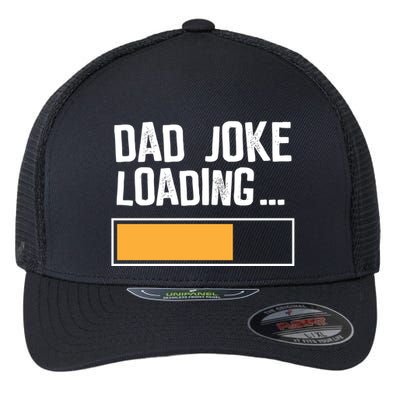 Dad Joke Loading Funny Style Flexfit Unipanel Trucker Cap