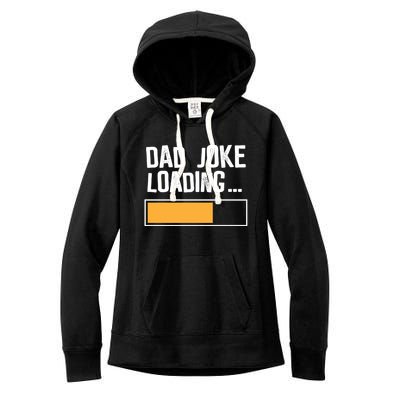 Dad Joke Loading Funny Style Women's Fleece Hoodie