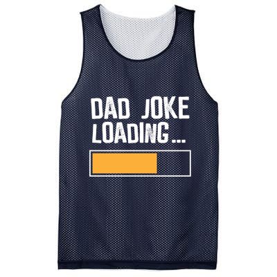 Dad Joke Loading Funny Style Mesh Reversible Basketball Jersey Tank
