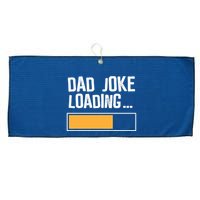 Dad Joke Loading Funny Style Large Microfiber Waffle Golf Towel