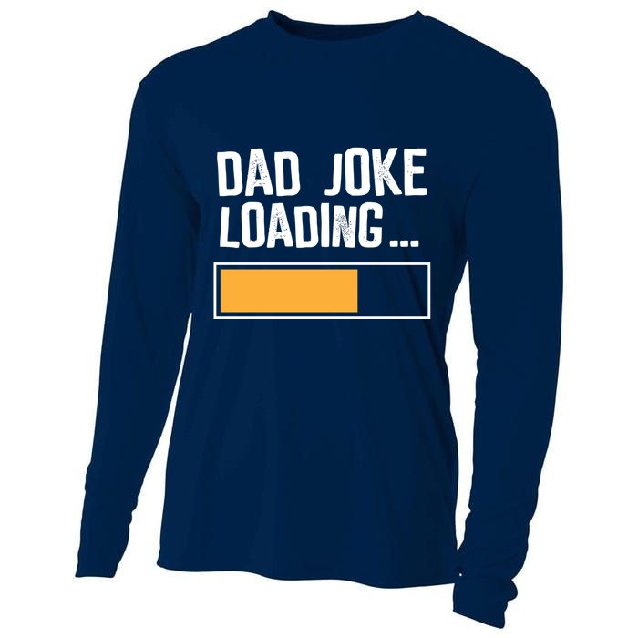Dad Joke Loading Funny Style Cooling Performance Long Sleeve Crew
