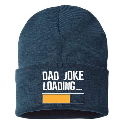 Dad Joke Loading Funny Style Sustainable Knit Beanie