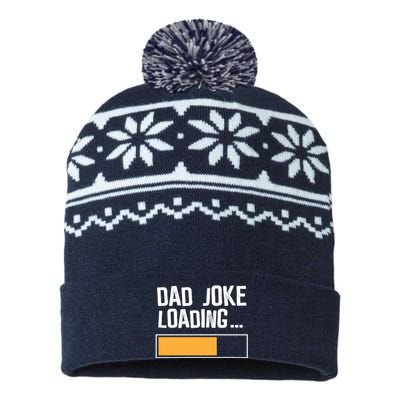 Dad Joke Loading Funny Style USA-Made Snowflake Beanie