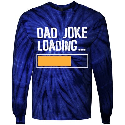 Dad Joke Loading Funny Style Tie-Dye Long Sleeve Shirt