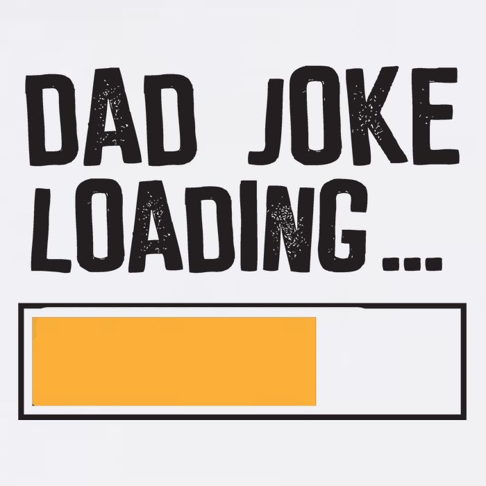 Dad Joke Loading Funny Style Garment-Dyed Sweatshirt