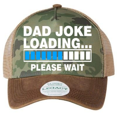 Dad Joke Loading Please Wait Legacy Tie Dye Trucker Hat