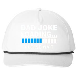 Dad Joke Loading Please Wait Snapback Five-Panel Rope Hat