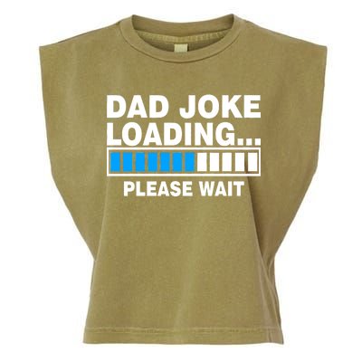 Dad Joke Loading Please Wait Garment-Dyed Women's Muscle Tee