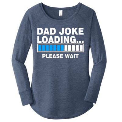 Dad Joke Loading Please Wait Women's Perfect Tri Tunic Long Sleeve Shirt