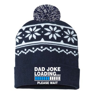 Dad Joke Loading Please Wait USA-Made Snowflake Beanie