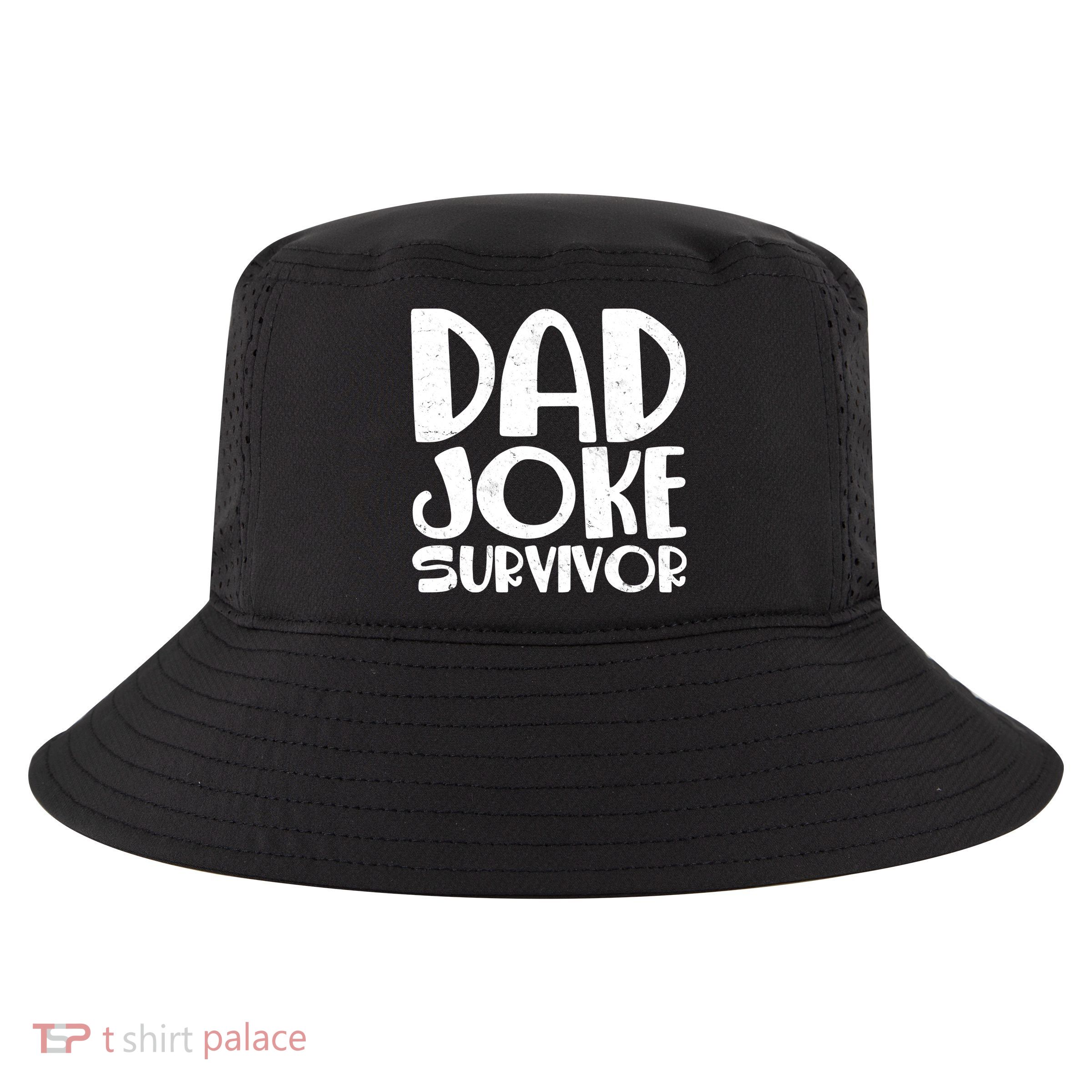 Dad Joke Survivor Cool Comfort Performance Bucket Hat