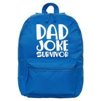Dad Joke Survivor 16 in Basic Backpack