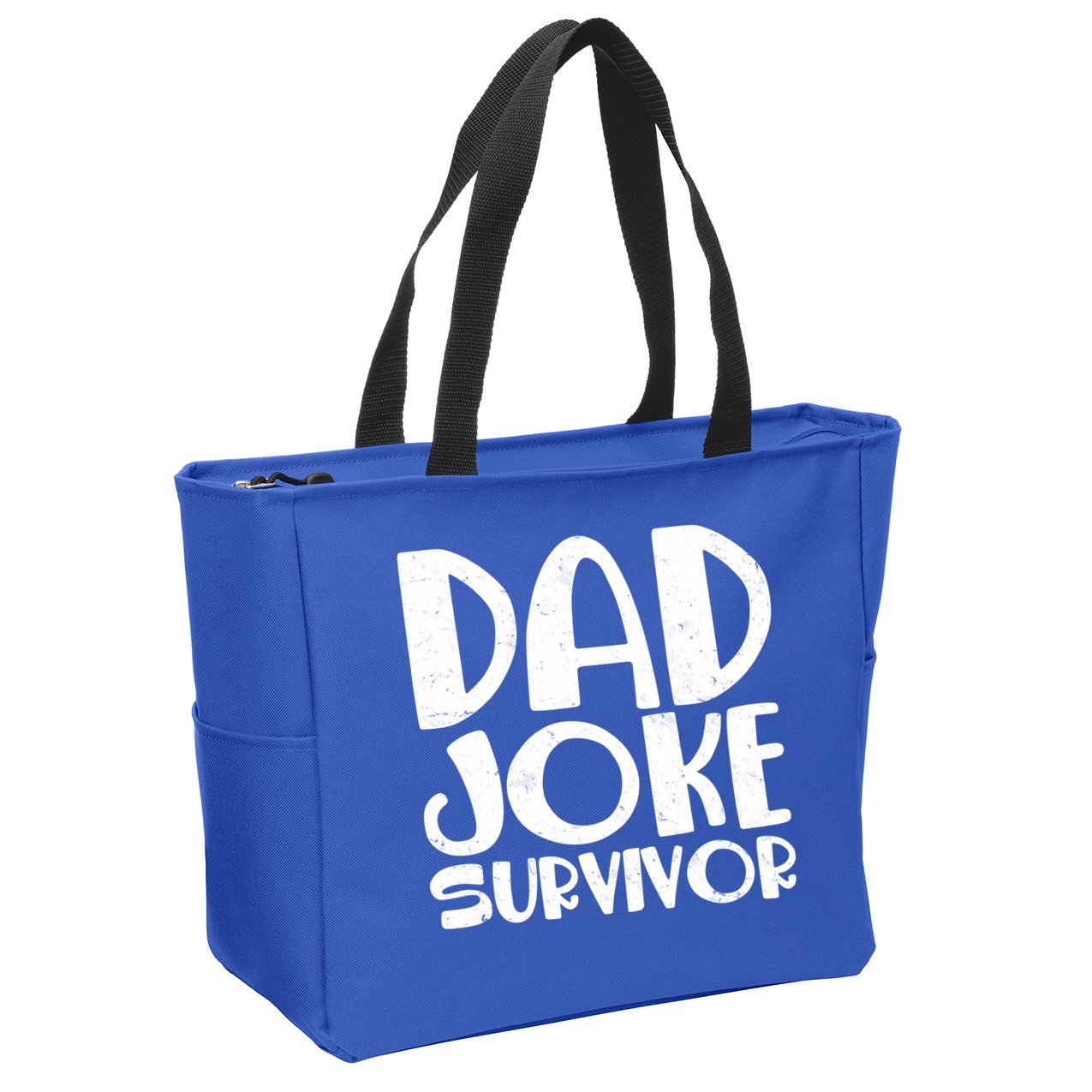 Dad Joke Survivor Zip Tote Bag