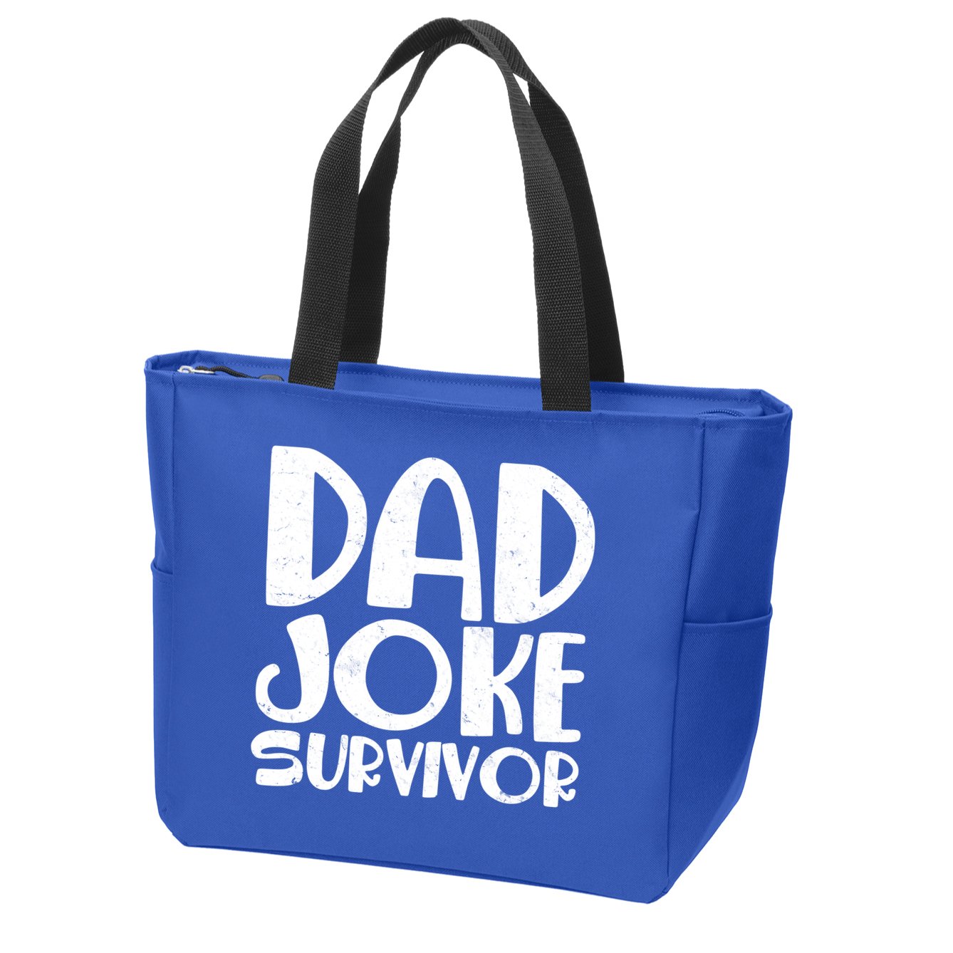 Dad Joke Survivor Zip Tote Bag