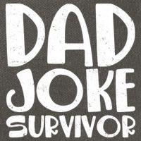 Dad Joke Survivor Cotton Canvas Backpack
