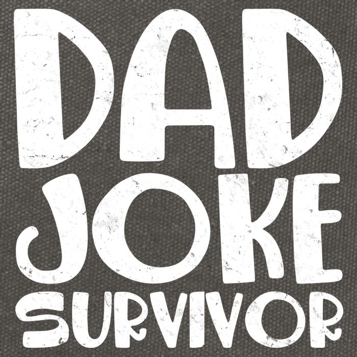 Dad Joke Survivor Cotton Canvas Backpack