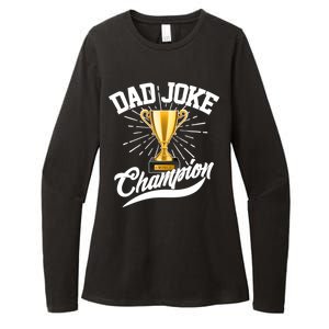 Dad Joke World Champion Womens CVC Long Sleeve Shirt