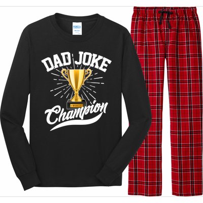 Dad Joke World Champion Long Sleeve Pajama Set