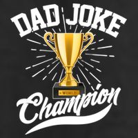 Dad Joke World Champion Crop Fleece Hoodie