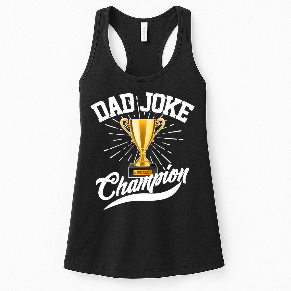 Dad Joke World Champion Womens Tank Top