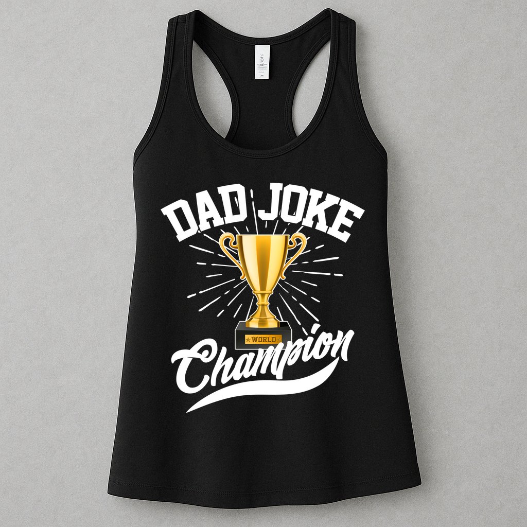Dad Joke World Champion Womens Tank Top