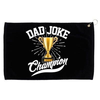 Dad Joke World Champion Grommeted Golf Towel