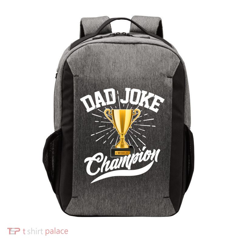 Dad Joke World Champion Vector Backpack