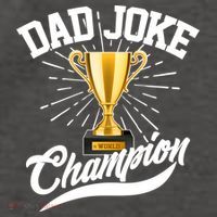Dad Joke World Champion Vector Backpack