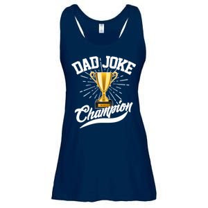 Dad Joke World Champion Ladies Essential Flowy Tank