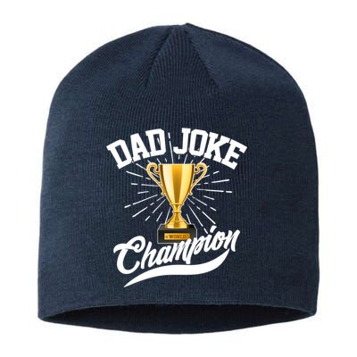 Dad Joke World Champion Sustainable Beanie