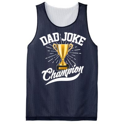 Dad Joke World Champion Mesh Reversible Basketball Jersey Tank