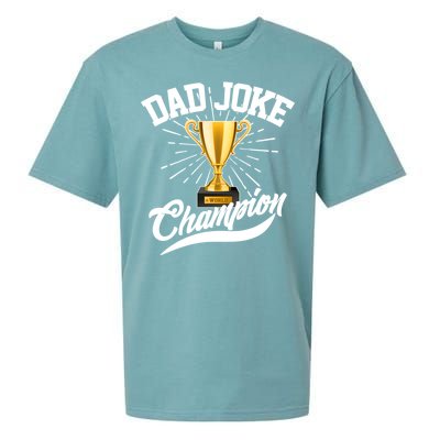 Dad Joke World Champion Sueded Cloud Jersey T-Shirt