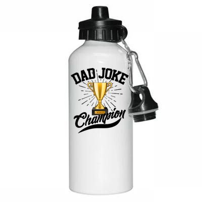 Dad Joke World Champion Aluminum Water Bottle