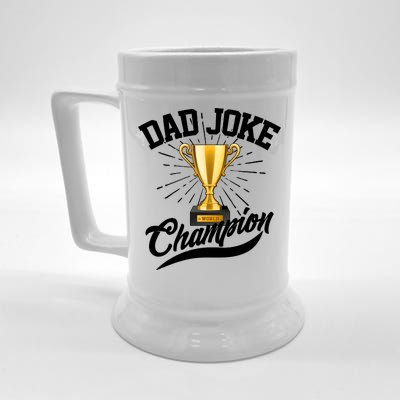 Dad Joke World Champion Beer Stein