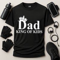 Dad King of Kids Performance Shirt