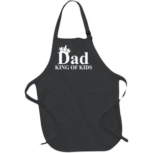 Dad King of Kids Full-Length Apron With Pockets