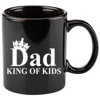 Dad King of Kids 11oz C Handle Ceramic Mug