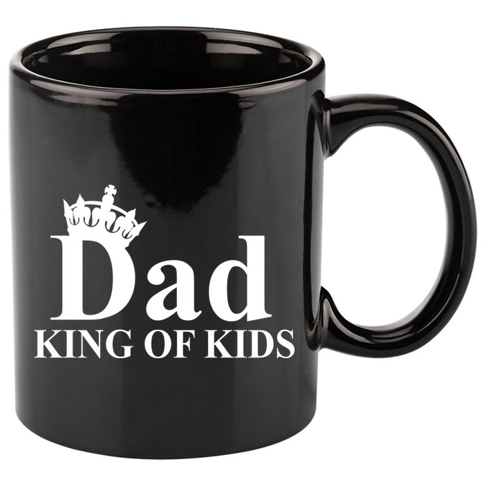 Dad King of Kids 11oz C Handle Ceramic Mug
