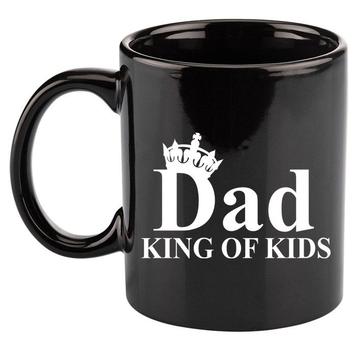 Dad King of Kids 11oz C Handle Ceramic Mug