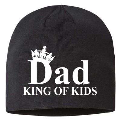 Dad King of Kids Sustainable Beanie